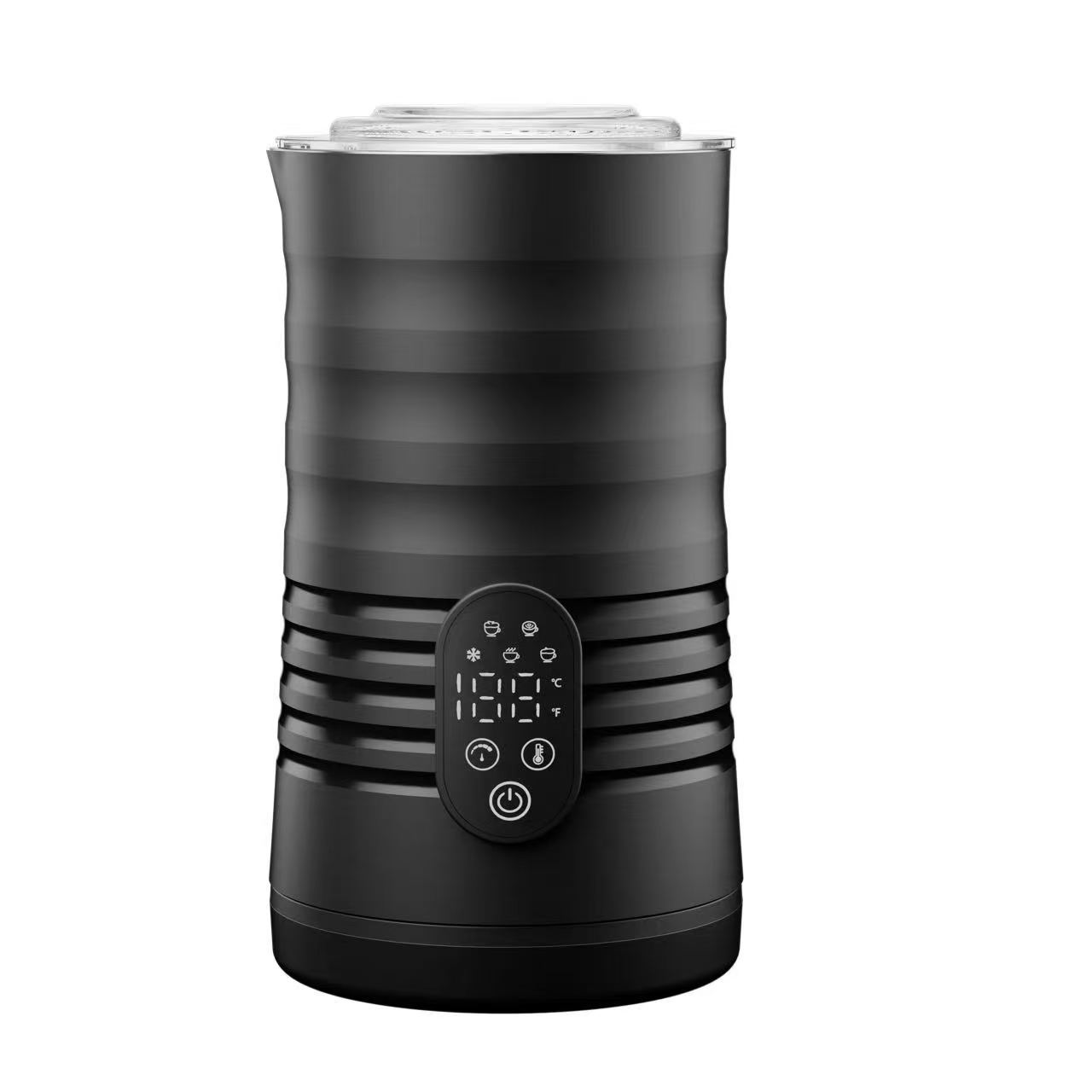 Compact Handleless Electric Milk Frother MF05 with Digital Display product photo